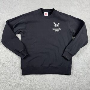 Verdy x Coachella 2023 Sweatshirt Size Small Black Girls Dont Cry Crewneck